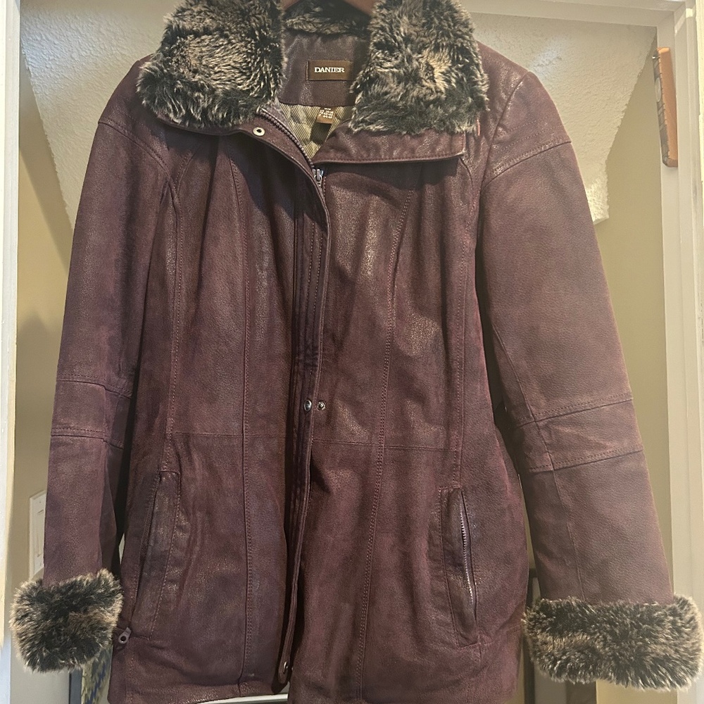 Danier Suede mid length jacket